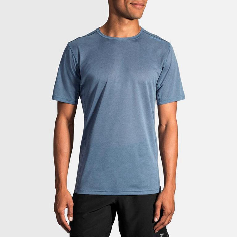 Brooks Ghost Hombre Camisetas Manga Corta - Azules (9815ZYOPB)